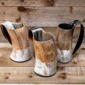 แก้วบัฟฟาโลฮอร์นแก้วเครื่องดื่มค็อกเทลสำหรับขายส่งแก้วเบียร์ - Product Image 4