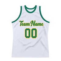 Ensemble d'uniformes de basketball personnalisés pour garçons, sans manches, antibactériens, respirants, à séchage rapide, avec nom d'équipe, en maille décontractée pour le sport, vente en gros