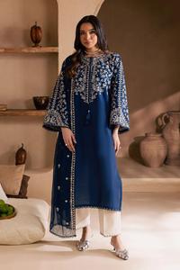 Élégant Salwar Kameez en Chiffon Brodé Marron pour Femme, Longueur Cheville, Tenue Traditionnelle Indienne et Pakistanaise pour Mariage, Coupe Ample - Product Image 5