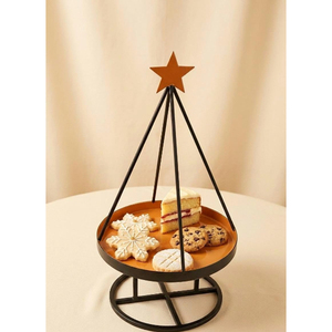 Soporte de metal para servir chocolate, decorativo para mesa, para galletas, dulces, frutos secos, el más vendido. - Product Image 6