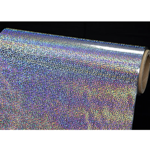 Rollo de Película Adhesiva PET Holográfica Metalizada Plateada para Laminación, Impresión de Empaques Flexibles, Decoración de Etiquetas de Cosméticos - Product Image 3