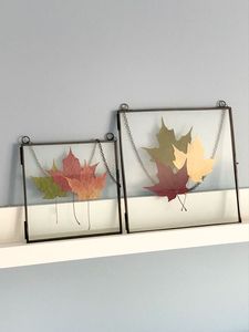 Home Decor Glass & Metal Hanging Picture <b>Frame</b> for <b>Wall</b> Decoration,with 2 Sides Glass Customised Decorative Picture <b>Frame</b> - Product Image 3