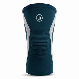 <b>Knee</b> Sleeve High Quality Fitness <b>Support</b> Gear Breathable <b>Elastic</b> Material Comfortable Fit Stretch Design For Gym Workout Running - Product Image 2