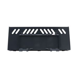 Godet à neige/mulchage robuste de 72 po pour mini-chargeuse, bord à bords coupés, capacité de charge de 1500 lb, fixation rapide universelle pour TMG SN72 de 5 tonnes, neuf - Product Image 3