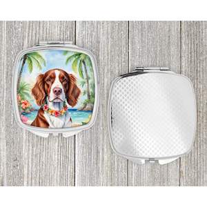 Welsh Springer Spaniel Luau Compact Pliant Miroir De Maquillage Portable Poche Voyage Cadeau Décoratif pour Femmes et Filles - Product Image 4