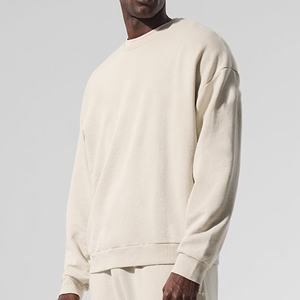 Sweat-shirt unisexe personnalisé en coton, coupe oversize, col rond, vierge, style streetwear décontracté, vente en gros - Product Image 1