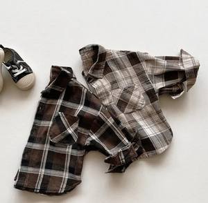 Chemises décontractées pour garçons, chemises polo imprimées à manches longues pour le printemps, tissu tricoté 100% coton - Product Image 3