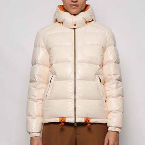 Customizable Men's High Street Winter puffer <b>Jackets</b> Long Sleeve Waterproof Eco-Friendly Breathable Hooded 100% Polyester Canvas - Product Image 5