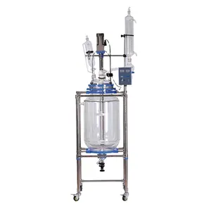 BIOBASE Manufacture Jacketed Glass Reactor for lab medical glass jacketed reactor