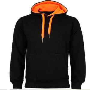 Sweat à capuche décontracté pour homme, en molleton de coton, avec logo personnalisé sur le devant, coupe classique, haute qualité, pour l'hiver - Product Image 3