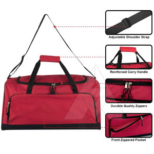 Vente en ligne Nouveautés Sacs de voyage en nylon Sacs de voyage à étiquette privée Sacs de voyage avec logo imprimé - Product Image 5