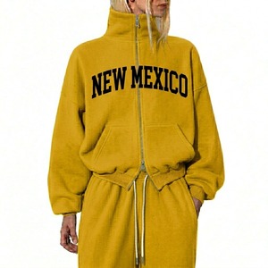 Conjunto Casual Cómodo para Mujer, Sudadera con Capucha de Algodón y Pantalones Deportivos Elásticos, Traje Deportivo Esencial de Invierno para Mujer, Sudadera con Capucha de Forro Polar y Pantalones Cómodos - Product Image 5