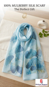 Luxury Custom Printed Long <b>Scarf</b> Soft Fabric Head <b>Scarf</b> White Label OEM ODM Textile Manufacturer Export Supplier - Product Image 5