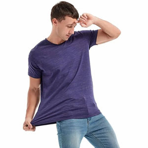 Camiseta de hombre 100% algodón, diseño de logotipo personalizado, cuello redondo, de alta calidad, estilo oversize, corte relajado, estilo urbano, camiseta básica para hombre - Product Image 4
