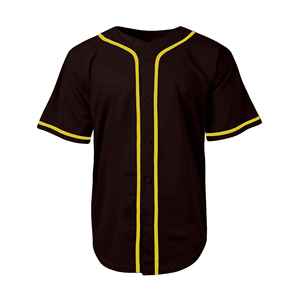 Pakistan Printed <b>Baseball</b> Jersey Short Sleeve Solid Color Custom OEM ODM Service Quick Dry Breathable Unisex - Product Image 1