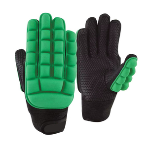 Ice Hockey Gloves Full Finger Breathable PU Material Customizable <b>Hook</b> and Loop Closure Unisex Sports Protection Gray - Product Image 1