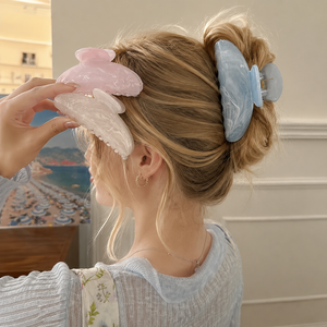 Pince à <span class=keywords><strong>cheveux</strong></span> coréenne style dégradé doux pour <span class=keywords><strong>femme</strong></span>, nouveau modèle, pince requin pour chignon arrière, avec une touche haut de gamme et élégante - Product Image 1
