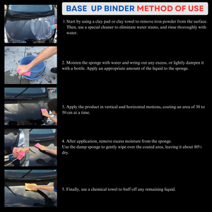 Cire liquide polymère ROYAL Base-Up Binder, revêtement de protection pour voiture, forte résistance à l'eau, brillance intense, soin automobile japonais, 420 ml - Product Image 4