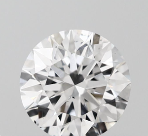 Diamant rond brillant naturel certifié 0,51 ct D VS2, marque Aniva, modèle ND041, pour la fabrication de bijoux fins - Product Image 1