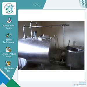 Tanque de Almacenamiento de Leche de Acero Inoxidable 304 de Buena Calidad, Fácil de Operar, con Capacidad de Producción de 1000 Litros, para Uso Lácteo, Hecho en India - Product Image 3