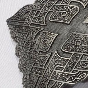 Hebillas de cinturón celta con nudo, acabado plateado antiguo, para kilt y cinturones de las Tierras Altas, al por mayor, las más vendidas - Product Image 5