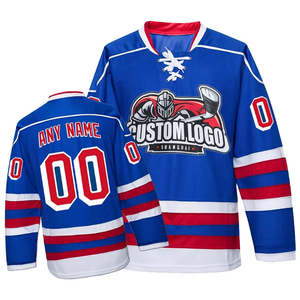 Wholesale Free Design Custom Made Quick Dry 100% Polyester Unisex <b>Practice</b> Hockey Jersey - Product Image 6
