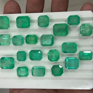 ขายร้อน! มรกตโคลอมเบียธรรมชาติ รูปทรงคละแบบ ขายส่ง มรกตสีเขียว น้ำหนัก 3 ถึง 6 กะรัต คุณภาพเกรด AA น้ำมันน้อย - Product Image 5