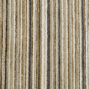 Tapis à rayures horizontales en laine beige, marron, taupe, écologique, antidérapant, texturé, neutre, pour salon, chambre, hôtel - Product Image 4