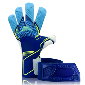 Guantes de Portero de Fútbol de Látex de Alta Calidad, Transpirables, Antideslizantes, de Dedo Completo, con Cierre de Gancho y Bucle, Colores y Logotipo Personalizables, Unisex - Product Image 2