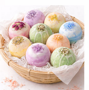 Bombes de bain aromathérapeutiques biologiques sans danger pour la peau OEM/Marque privée |   Fournisseur mondial de bombes effervescentes pour spas avec des ingrédients 100% naturels - Product Image 1