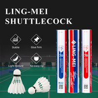 <strong>Best</strong> <strong>Selling</strong> <strong>LING</strong>-<strong>MEI</strong> 70 Goose Feather Badminton <strong>Shuttlecock</strong> - Top Rated Practice Birdies - 76 77 78 Speed