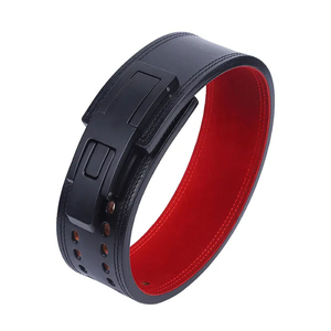 Ceinture de musculation unisexe en cuir de vachette de haute qualité 6 mm, logo personnalisé, respirante, boucle antidérapante pour la musculation, la remise en forme et le bodybuilding - Product Image 6