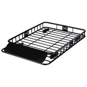 Cesto Portatutto da Tetto Universale Rinforzato con Capacità di 90 kg (200 libbre), 117 x 91 x 11,4 cm, con 4 Fissaggi Rapidi - Product Image 1