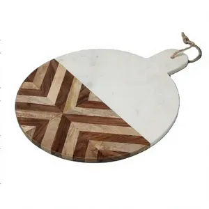 Personalized Marble Wood Cheese <b>Board</b> 12X10inches High Quality Chopping Blocks Eco-Friendly Kitchen <b>Tools</b> Creative Design Cheese - Product Image 1