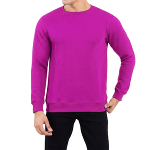 Sudadera Oversize de Algodón Premium para Hombre, Estilo Urbano, Moda de Invierno, Venta al por Mayor, Sudadera Lisa de Cuello Redondo para Hombre - Product Image 1