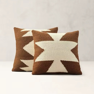Luxury Boho Outdoor Kilim Wool Cushion Cover Hot Selling Unique Handwoven Decorative <b>Throw</b> <b>Pillow</b> with Vintage Pattern - Product Image 1