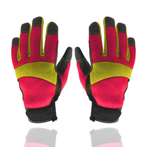 Gants de mécanicien de haute qualité en gros pour la protection des paumes et des mains, gants de mécanicien en cuir avec embouts de doigts, gants de sécurité - Product Image 5