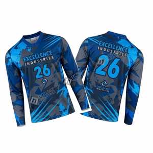 Pantalones de Ciclismo de Montaña MTB Personalizados de Nuevo Estilo, para Descenso y Motocross, con Impresión por Transferencia de Calor, Secado Rápido, Anti-UV, Transpirables, Manga Larga - Product Image 6