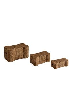 Juego de 3 cestas para mascotas hechas a mano, cestas de almacenamiento ecológicas, venta al por mayor, hechas en Vietnam - Product Image 2