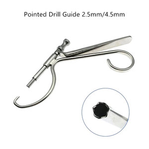 Orthopedic Manual Pointed <b>Drill</b> <b>Guide</b> High Quality Stainless Steel C Type Aiming Device Reusable Veterinary INSTRUMENTS - Product Image 3