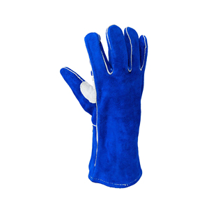 Guantes de Soldadura Industriales de Cuero Vacuno Reforzado con Doble Palma, Protección de Seguridad para el Trabajo, Hechos en Pakistán - Product Image 4
