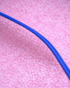 Conjunto de yoga de dos piezas rosa para mujer, top corto con cremallera y pantalones acampanados de cintura alta, costuras en contraste, ropa deportiva para gimnasio, fabricante personalizado OEM - Product Image 6