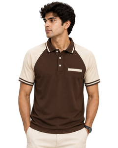 Camiseta Polo para Hombre, Color Beige Marrón, Personalizada por el Fabricante, Ropa Deportiva Informal, Transpirable, Camiseta de Golf, Top Atlético de Verano de Primera Calidad - Product Image 1