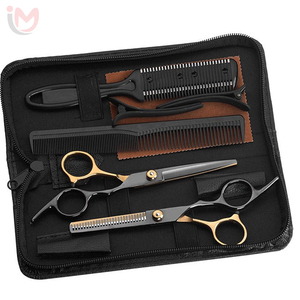 Kit de Barbier Professionnel en Acier Inoxydable de Haute Qualité et Durable avec Ciseaux et Lames, Outils Personnalisables pour Salon de Coiffure – Vente en Gros - Product Image 5