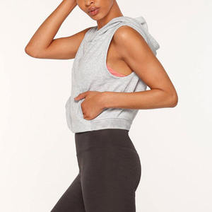 Sudaderas con Capucha Unisex de Alta Calidad para Hombre y Mujer, Ropa Deportiva, Camisetas sin Mangas, Tops Cortos, Sudaderas con Capucha Lisas para Mujer - Product Image 3