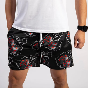 Compre Ahora Pantalones Cortos Deportivos de Malla para Hombre, Pantalones Cortos Deportivos Estampados, Logotipo Personalizado, Fabricante Mayorista OEM ODM - Product Image 2