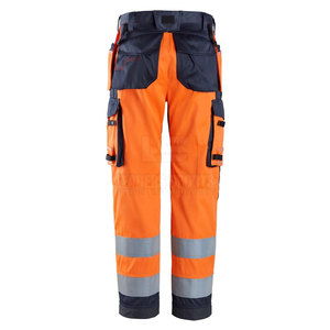 Pantalon de travail réfléchissant, matériau durable, pour les travailleurs routiers et de chantier, pantalon de sécurité pour adulte - Product Image 3