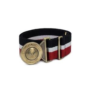 เข็มขัดหนังแบบปรับได้สำหรับงานพาเหรดและพิธีการ พร้อมตัวปรับโลหะ - Product Image 2