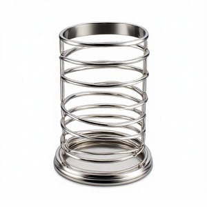 Portacepillos de Dientes Decorativo de Metal con Diseño Minimalista para la Organización del Baño Moderno y el Estilo Interior Sofisticado del Hogar - Product Image 1