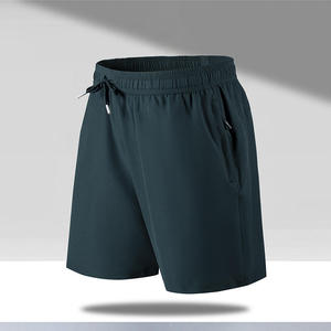 Pantalones Cortos Deportivos Unisex de Cintura Elástica, Sólidos, de Secado Rápido, Transpirables, Impermeables, Casuales, de Algodón Tejido, para Correr, Gimnasio y Entrenamiento - Product Image 4